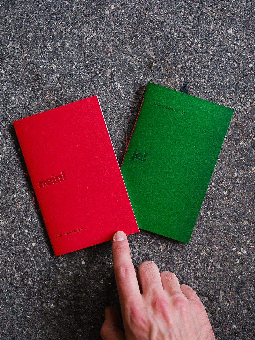 Notizheft: For Redflags & for Greenflags